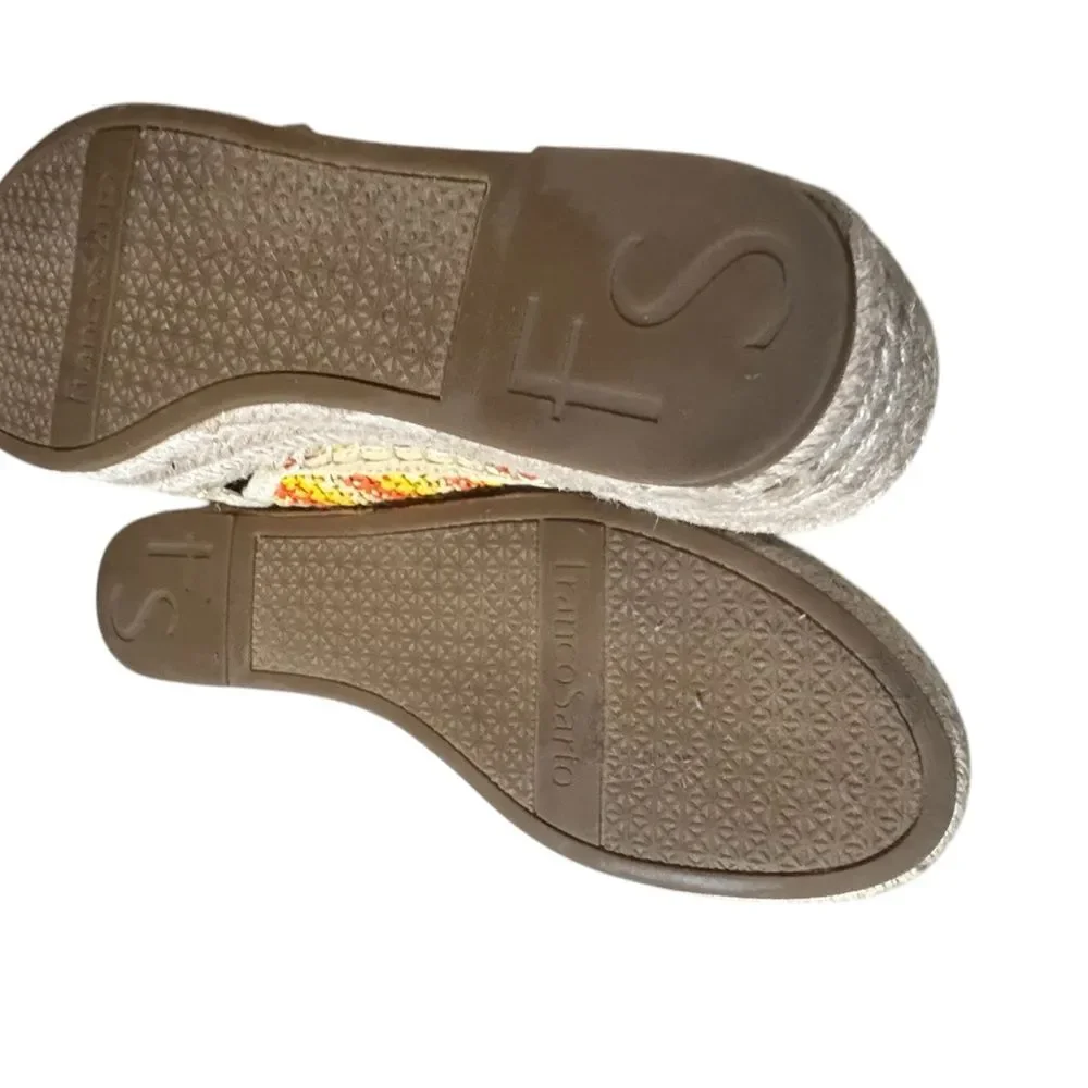 Franco Sarto Women's Multicolor Woven Sandals, Size 7